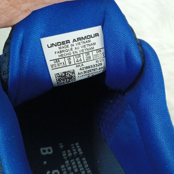 UNDER ARMOUR Unisex Project Rock Size 10 Camouflage Iron Paradise Training Shoes - Picture 16 of 16